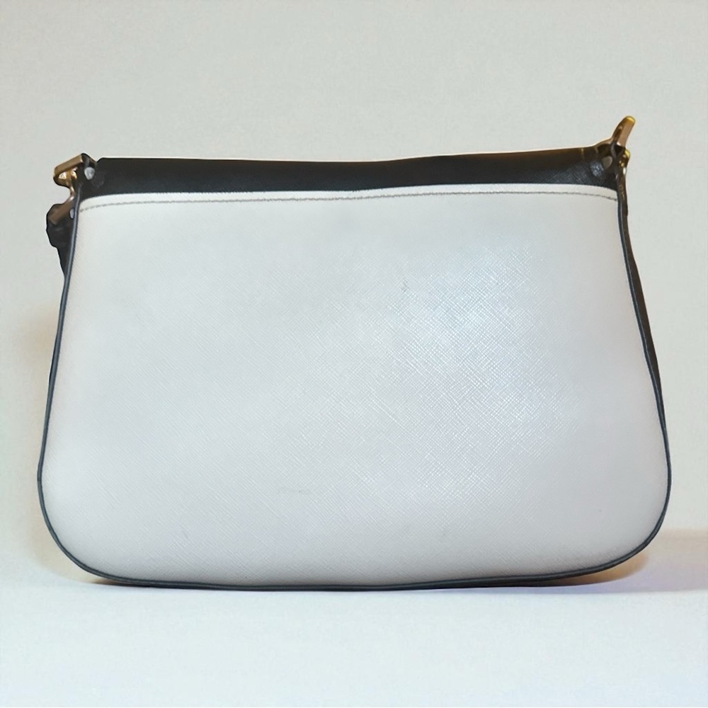 Kate Spade Shoulder Bag Adjustable Crossbody Black & White - Picture 2 of 10